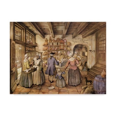 Anton Pieck 'Town Store' Canvas Art,24x32